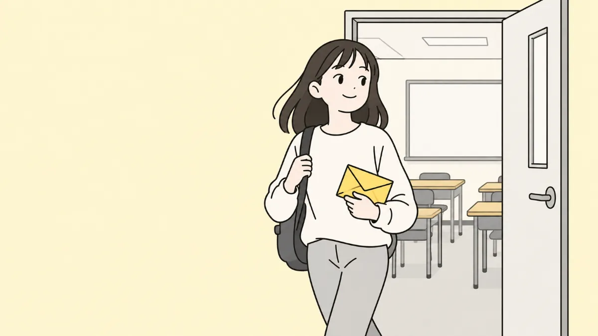 학원 가방을 내려놓고 달력에 수업한 날을 세어 보는 학부모와 아이